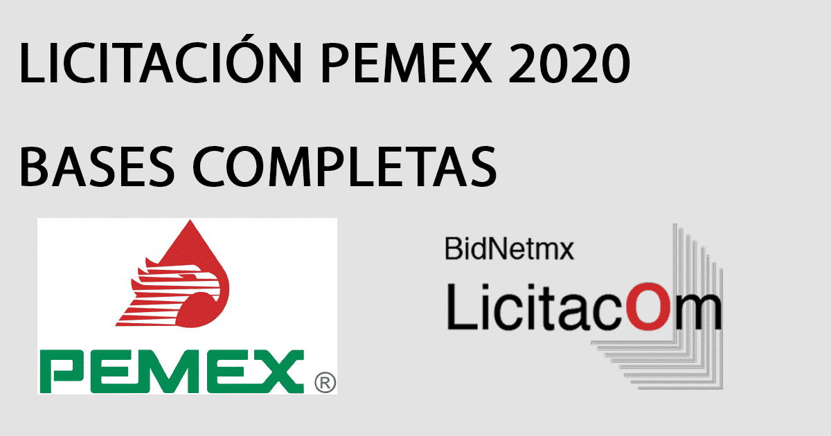 Licitacion Pemex 2020
